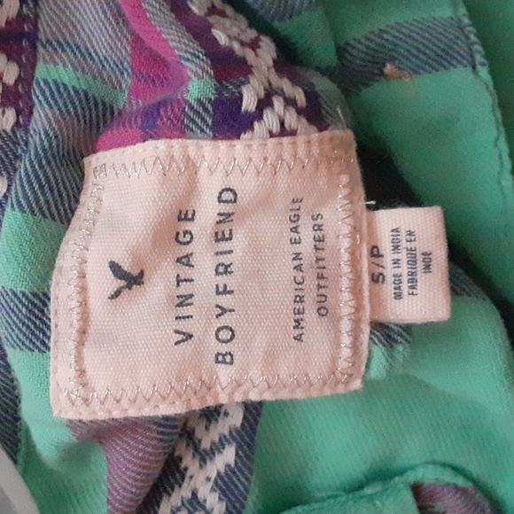 American Eagle Vintage Boyfriend shirt - Picture 7 of 9